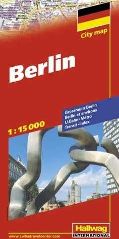 BERLIN mapa turystyczna 1:15 000 HALLWAG