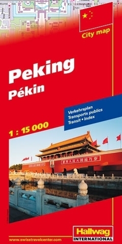PEKIN Beijing plan miasta 1:15 000 HALLWAG (1)