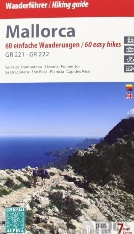MAJORKA Mallorca GR 221 - GR 222 mapa turystyczna i rowerowa 1:50 000 ALPINA (1)