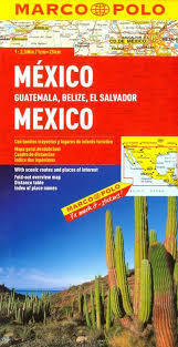 MEKSYK GWATEMALA BELIZE SALWADOR mapa samochodowa 1:2 500 000 MARCO POLO (1)