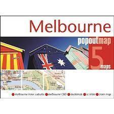 MELBOURNE mapa/ plan miasta PopOut Map (1)