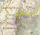 MT MENALO / MAINALO 8.5 mapa turystyczna 1:50 000 ANAVASI (3)