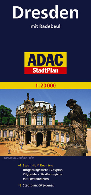 DREZNO plan miasta 1:20 000 ADAC (1)