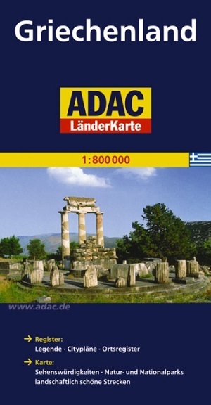 GRECJA mapa samochodowa 1:800 000 ADAC (1)