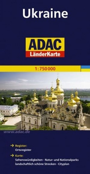 UKRAINA mapa samochodowa 1:750 000 ADAC (1)