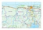 GUJANA, GUJANA FRANCUSKA, SURINAM mapa 1:850 000 REISE KNOW HOW (3)