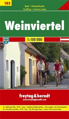 WEINVIERTEL mapa turystyczno-rowerowa 1:100 000 FREYTAG & BERNDT (1)