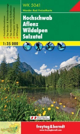 HOCHSCHWAB - AFLENZ - WILDALPEN - SALZATAL mapa turystyczna 1:35 000 FREYTAG & BERNDT (1)