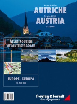 AUSTRIA atlas samochodowy 1:150 000 FREYTAG & BERNDT 2014 (1)