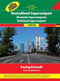 NIEMCY SUPERCOMPACT atlas samochodowy 1:300 000 FREYTAG & BERNDT