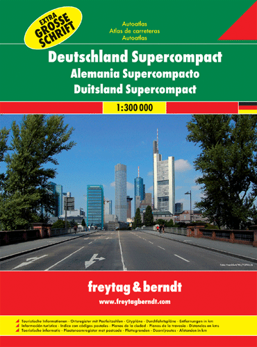 NIEMCY SUPERCOMPACT atlas samochodowy 1:300 000 FREYTAG & BERNDT (1)