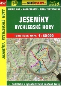 JESENIKY - GÓRY ZŁOTE mapa turystyczna 1:40 000 SHOCART (1)