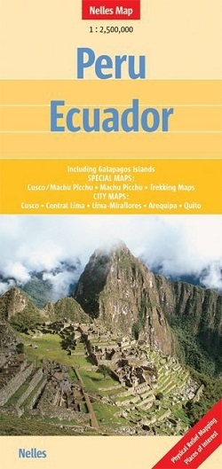 PERU EKWADOR mapa samochodowa 1:2 500 000 NELLES (1)