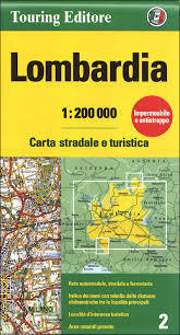 LOMBARDIA mapa samochodowa 1:200 000 TOURING EDITORE (1)