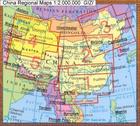 CHINY PÓŁNOCNO ZACHODNIE cz. 4 mapa geograficzna 1:2 000 000 GIZIMAP 2020 (4)