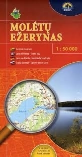 JEZIORA MOLETAI mapa turystyczna 1:130 000 BRIEDIS (1)