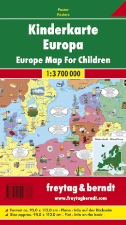EUROPA DLA DZIECI mapa ścienna 1:3 700 000 FREYTAG&BERNDT (1)