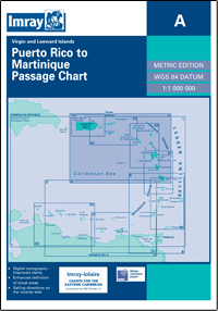 A MAŁE ANTYLE LESSER ANTILLES PUERTO RICO TO MARTINIQUE mapa morska 1:1 000 000 IMRAY (1)