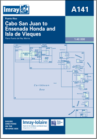 A141 Cabo San Juan to Ensenada Honda - Isla de Vieques mapa morska 1:40 000 IMRAY (1)