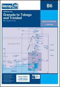 B6 Grenada - Tobago i Trinidad mapa morska 1:375 000 IMRAY (1)