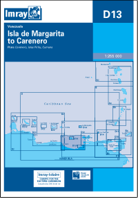 D13 Isla de Margarita - Carenero mapa morska 1:255 000 IMRAY