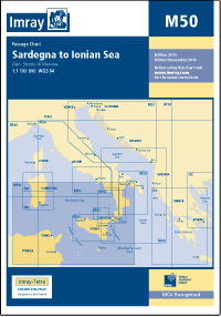 M50 SARDYNIA MORZE JOŃSKIE mapa morska 1:1 100 000 IMRAY