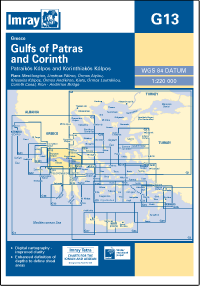 G13 Zatoka Patraska i Koryncka mapa morska 1:220 000 IMRAY