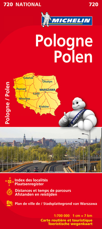 POLSKA mapa samochodowa 1:750 000 MICHELIN 2014 (1)