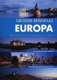 EUROPA atlas samochodowy 1:800 000 KUNTH (1)