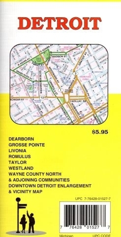 DETROID plan miasta GM JOHNSON USA