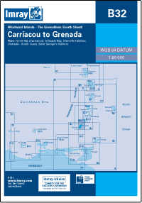 B32 Carriacou - Grenada mapa morska 1:90 000 IMRAY (1)