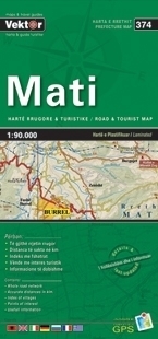 MATI laminowana mapa samochodowo turustyczna VEKTOR ALBANIA (1)