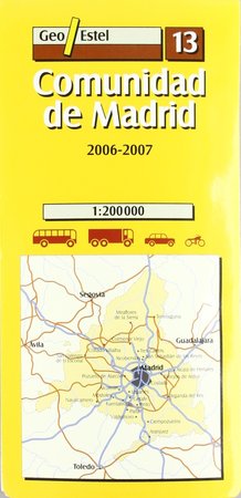 MADRYT mapa samochodowa 1:200 000 GEOESTEL (1)