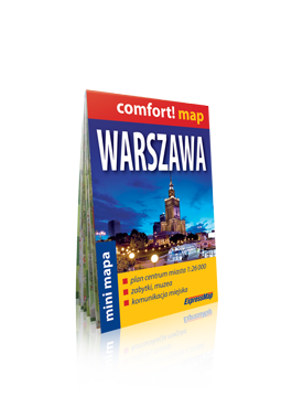 Warszawa laminowany miniplan miasta 1:26 000 EXPRESSMAP