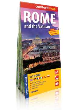 Rzym i Watykan laminowany plan miasta 1:15 000 wer.fran EXPRESSMAP (1)