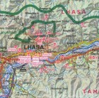 TYBET Mount Everest, Shigatse, Lhasa, Namtso laminowana mapa trekkingowa terraQuest EXPRESSMAP (3)