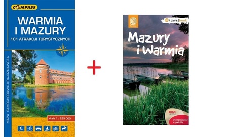 WARMIA I MAZURY MAPA + PRZEWODNIK PROMOCJA !! 2016 (1)