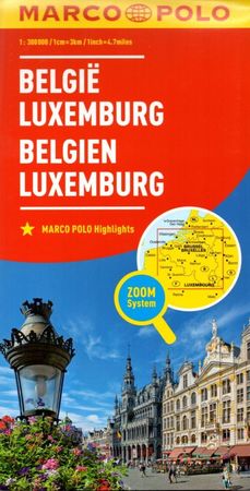 BELGIA I LUKSEMBURG mapa samochodowa MARCO POLO ZOOM (1)