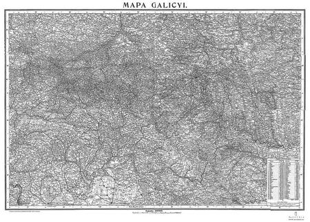 GALICJA mapa z 1900 ROKU ! AUSTERIA (1)
