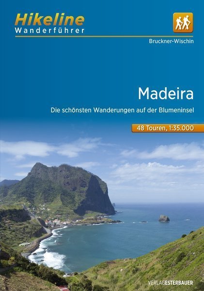MADEIRA MADERA przewodnik turystyczny + mapy 1:35 000 wer.niem HIKELINE 2016 !!  (1)