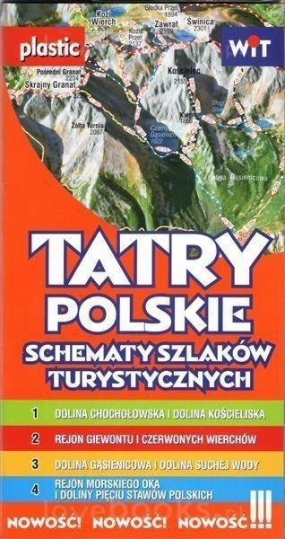 TATRY POLSKIE Schematy szlaków turystycznych FOLIOWANE WIT (1)