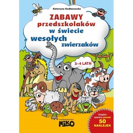 Zabawy przedszkolaków w świecie wesołych zwierzaków ćwiczenia NIKO  (1)