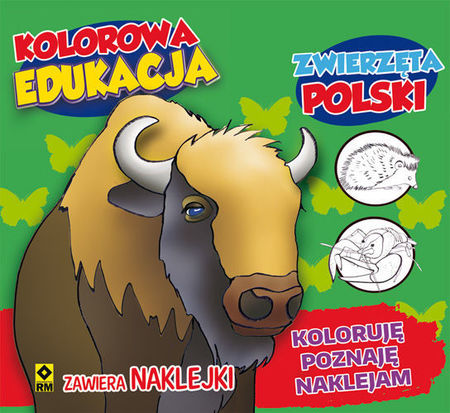KOLOROWANKA ZWIERZĘTKA POLSKI + NAKLEJKI RM 2016 (1)