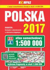 POLSKA atlas samochodowy 1:500 000 PWN 2017 !!! (1)