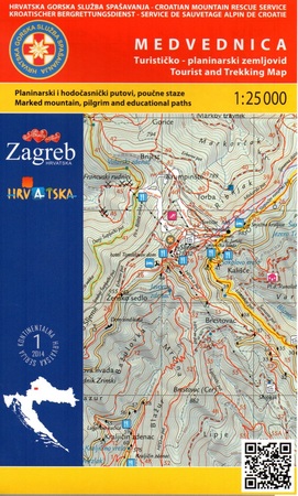 MEDVEDNICA PANOŃSKIE GÓRY WYSPOWE mapa turystyczna 1:25 000 wyd. HGSS (1)