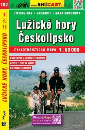 102 GÓRY ŁUŻYCKIE CESKOLIPSKO mapa turystyczna rowerowa 1:60 000 SHOCART (1)