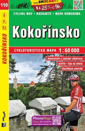 110 KOKORIN Kokořínsko mapa turystyczna rowerowa 1:60 000 SHOCART (1)