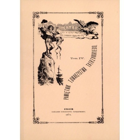 PAMIĘTNIK TOWARZYSTWA TATRZAŃSKIEGO TOM IV rok 1879 (1)