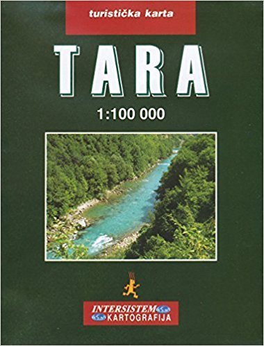 RZEKA TARA CZARNOGÓRA mapa turystyczno-drogowa 1:100 000 IS (1)