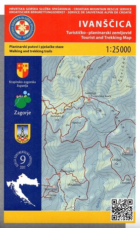 IVANSCICA mapa turystyczna 1:25 000 wyd. HGSS (1)